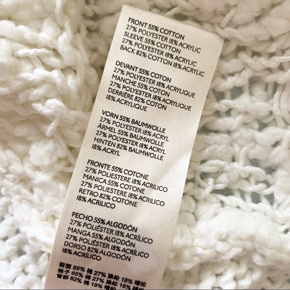 🌸New🌸 Free People Textured Long Sleeve Sweater M - Picture 6 of 11